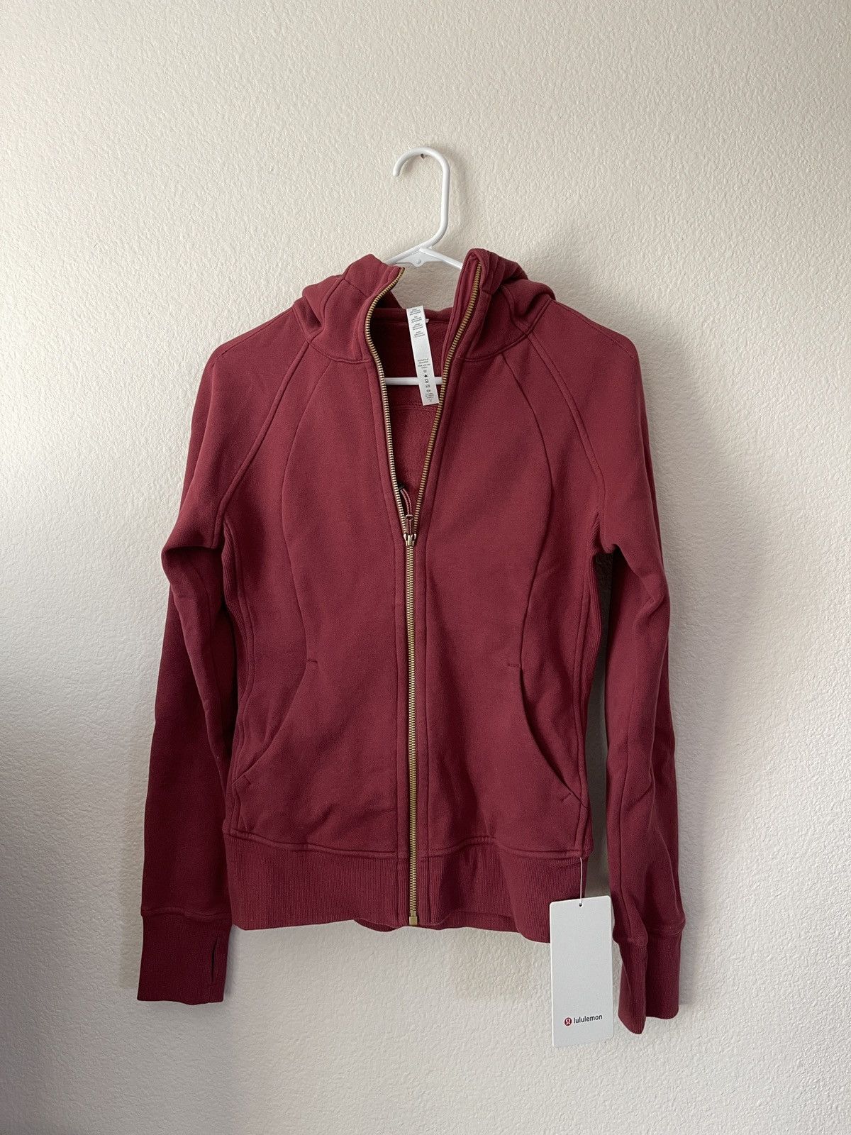 Lululemon Scuba Full-zip Hoodie - Mulled Wine/Gold deals