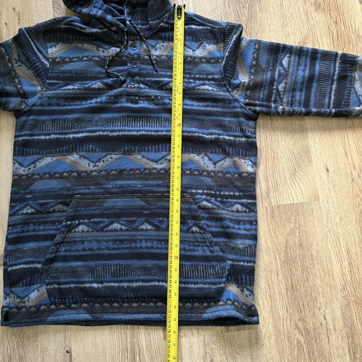 Billabong Y2K Billabong Aztec Design fleece Hoodie with button up s Size US L / EU 52-54 / 3 - 6 Thumbnail