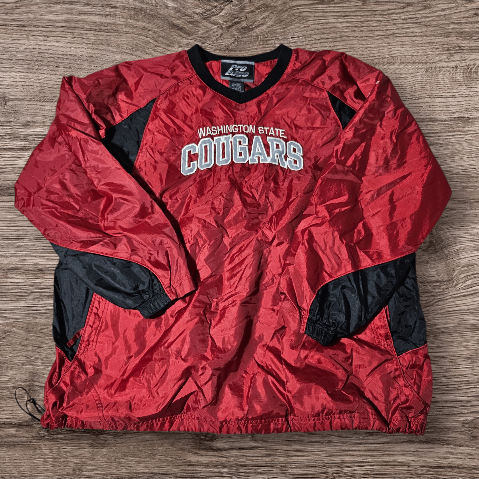 Pro Edge Washington State Cougars Jacket 90s Pro Edge WSU XL Bomber Size US XL / EU 56 / 4 - 2 Thumbnail
