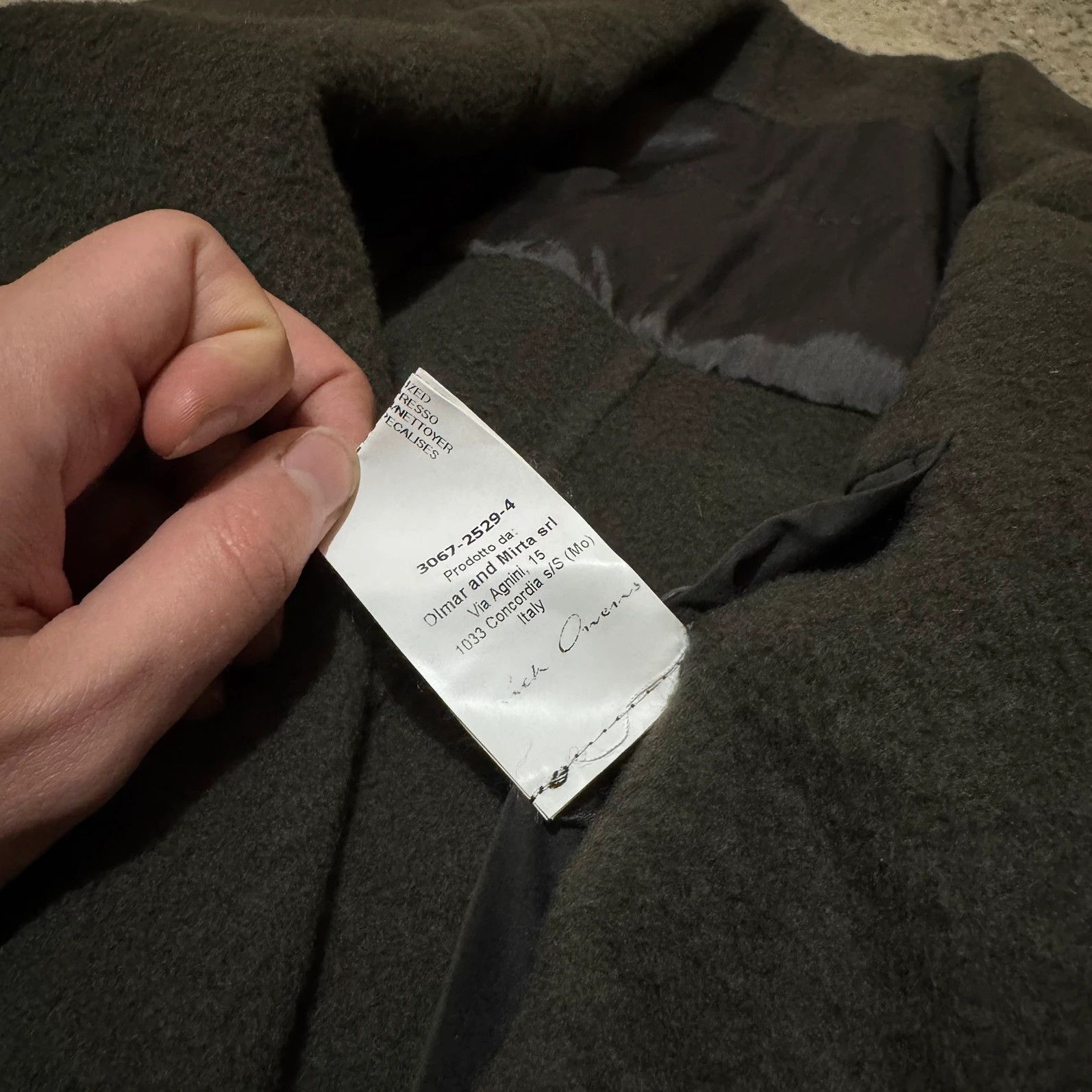 Rick Owens Rick owens leather cashmere coat jacket Size M / US 6-8 / IT 42-44 - 7 Thumbnail