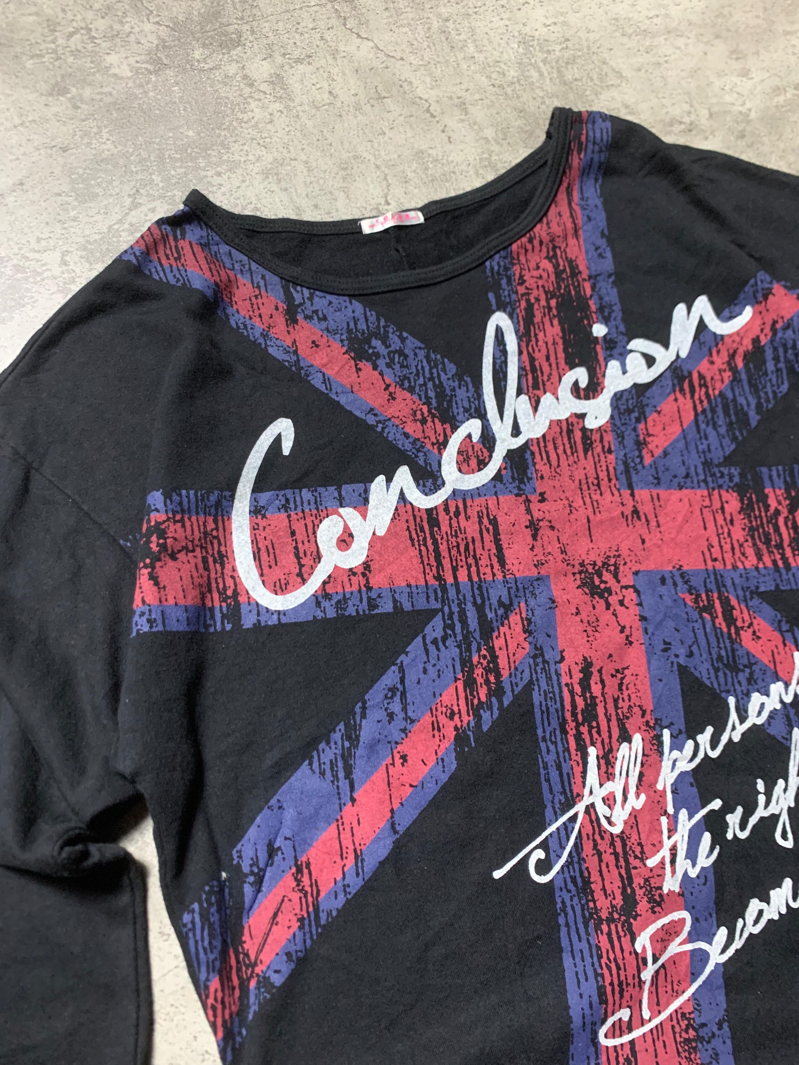 Hysteric Glamour 2000s Colza Japan Poem England Flag Long Sleeve Shirt Size US L / EU 52-54 / 3 - 2 Thumbnail