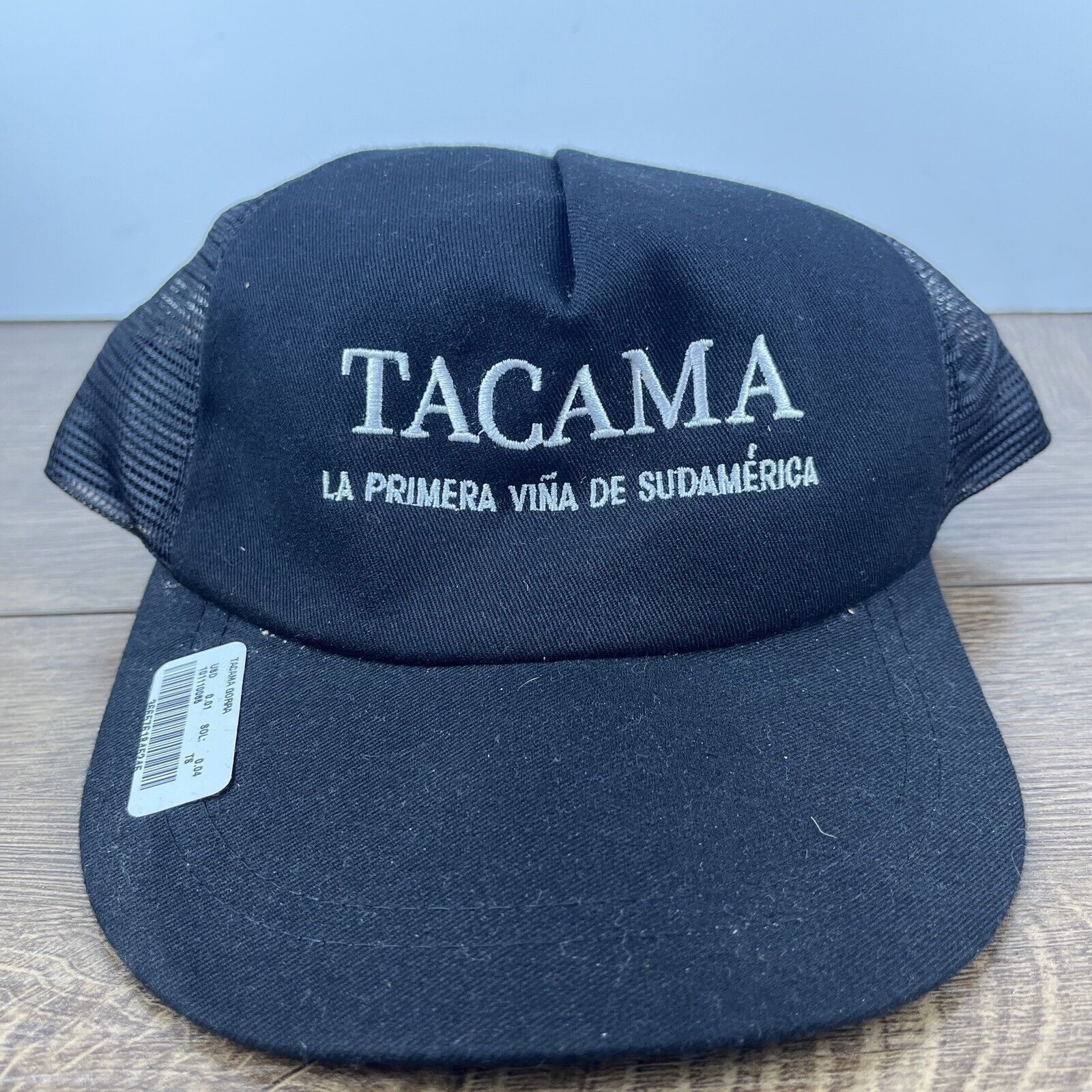 Other Tacama Hat La Primera Vina De Sudamerica Black Hat Adjustabl Size ONE SIZE - 1 Thumbnail