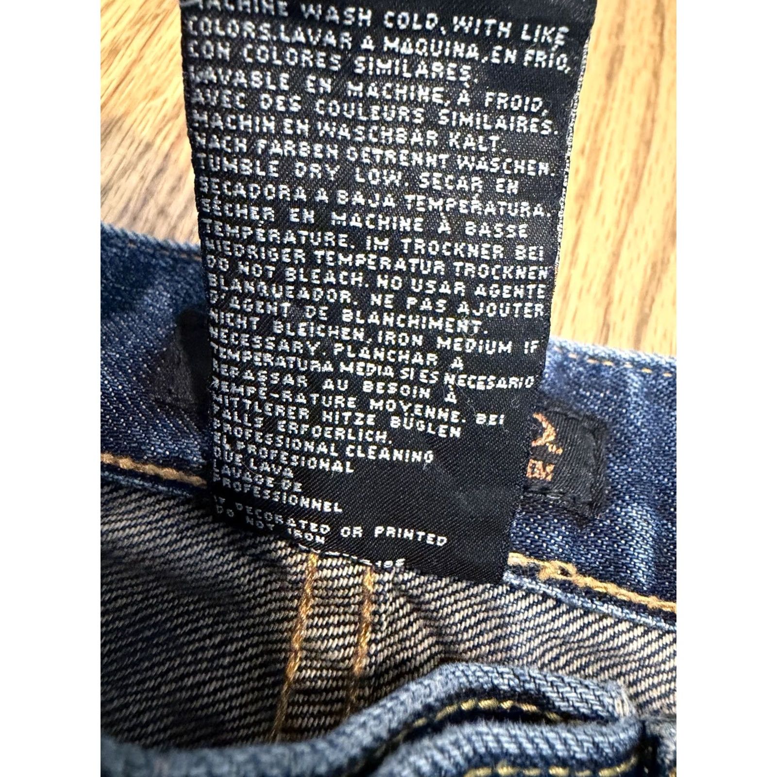 Ed Hardy Ed Hardy Christian Audigier Denim Jeans Men’s 34x32 Fits 34x30.5 Flap Pockets Size US 34 / EU 50 - 6 Thumbnail