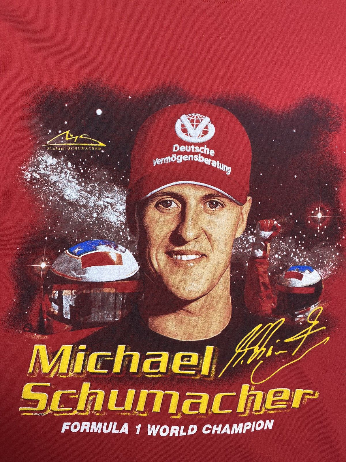 Vintage 2000s Michael Schumacher F1 World Champion T Shirt