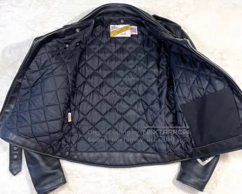 Schott Schott Leather coat Size US XXS / EU 40 - 4 Thumbnail