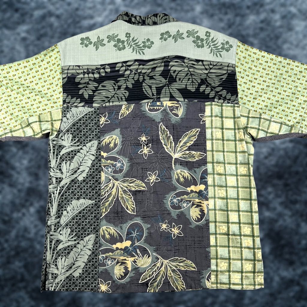 Tommy Bahama Silk Hawaiian Aloha Floral Shirt Medium Mens Casual Party Cocktail Travel Summer