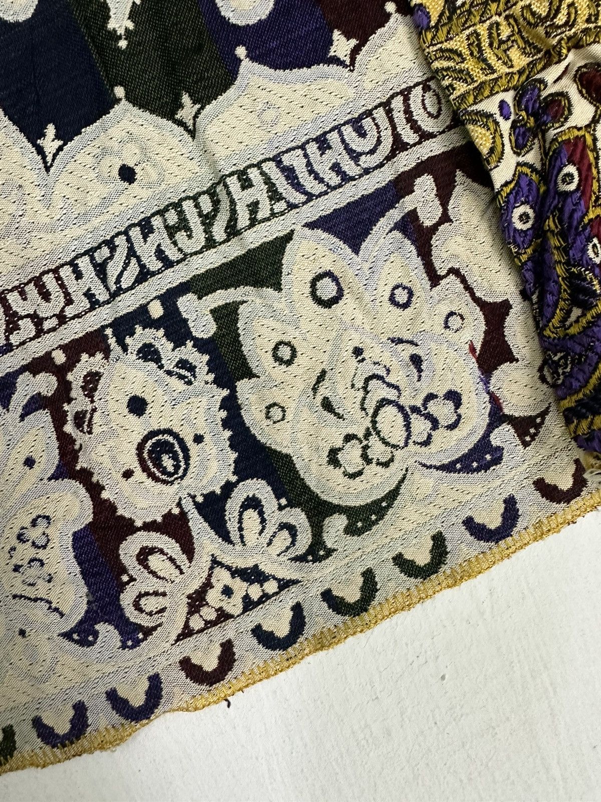 14th Addiction × Other × Vintage Vintage RN31521 Morocco Damask Pattern Rayon Hoodie Size US L / EU 52-54 / 3 - 6 Thumbnail