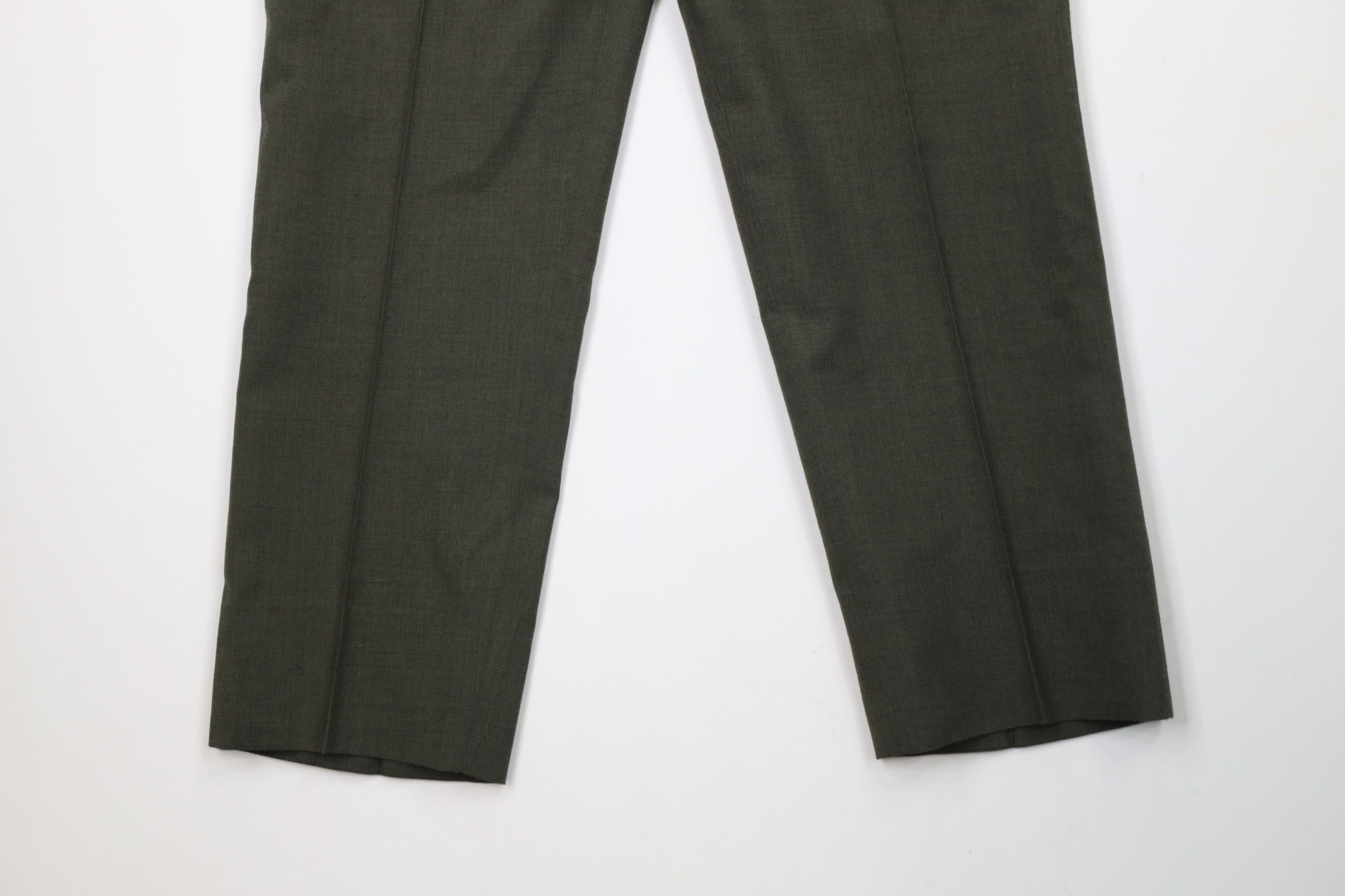 Vintage Vintage 50s 60s Streetwear Leg Chinos Pants Green USA Size US 32 / EU 48 - 4 Thumbnail