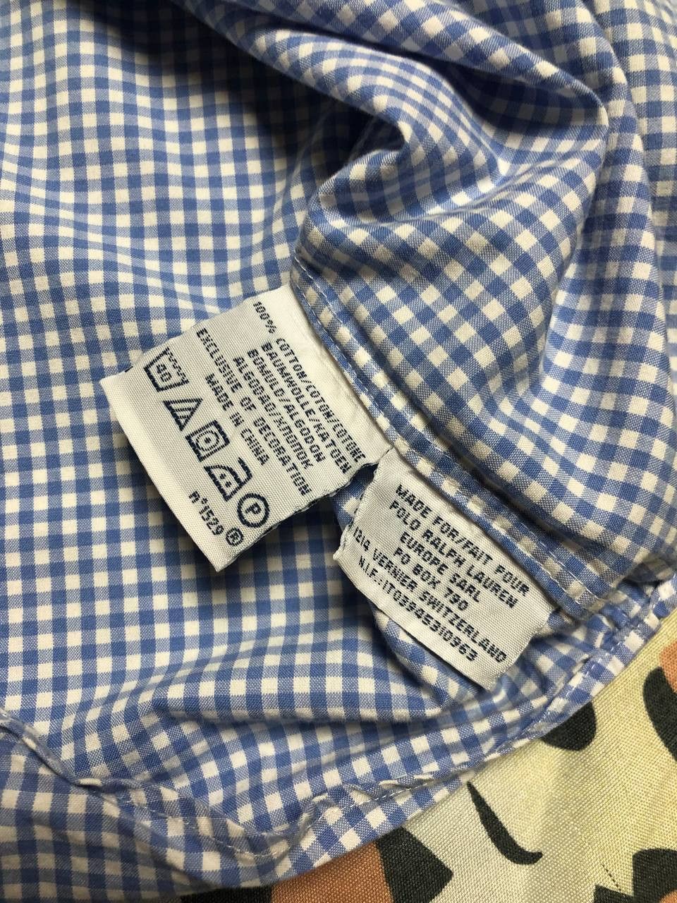 Polo Ralph Lauren × Vintage Polo Ralph Lauren Shirt Gray Button Up Size US XL / EU 56 / 4 - 4 Thumbnail
