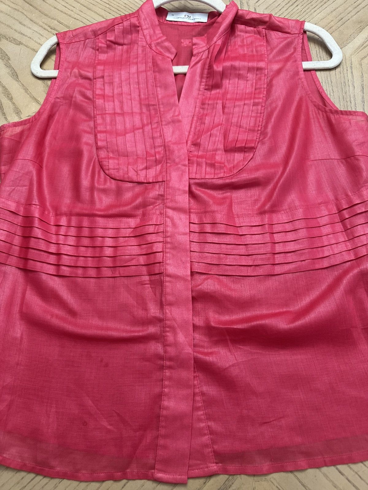 Carolina Herrera Carolina Herrera Pink Top Sz 10 Size M / US 6-8 / IT 42-44 - 4 Thumbnail