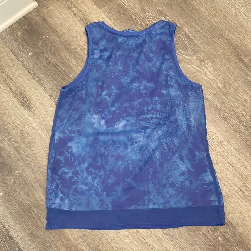 Adidas Adidas Blue Athletic Tank Top Women Large Bin J-18 Size L / US 10 / IT 46 - 2 Thumbnail