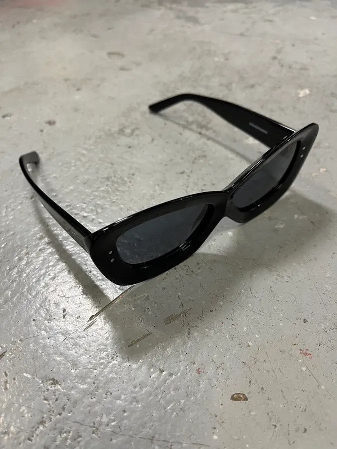 Kiko Kostadinov × Vintage Kiko Kostadinov Black Sunglasses Size ONE SIZE - 6 Thumbnail