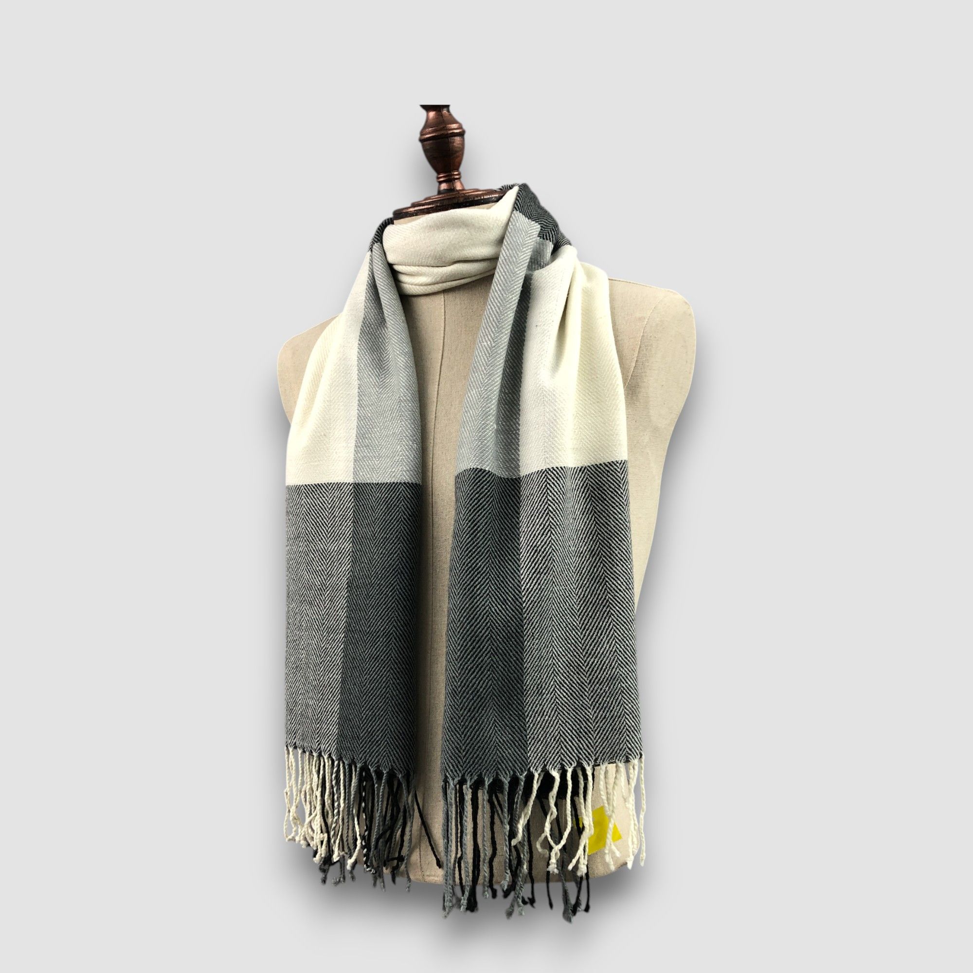 PPFM Vintage PPFM Scarf Large Wool Winter Ribbed Knit Scarves Size ONE SIZE - 1 Thumbnail