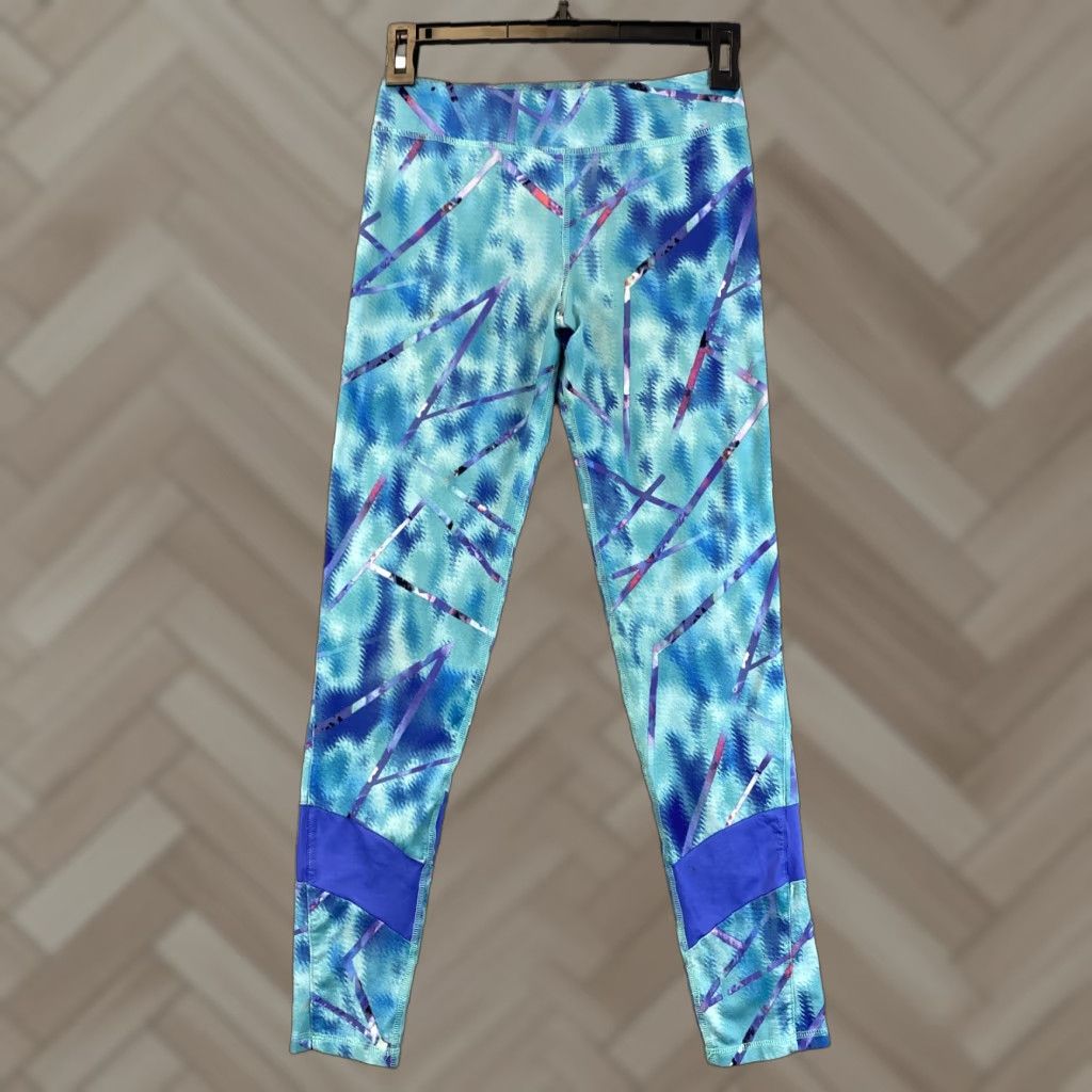 Champion Champion Leggings Woman’s Size L (10-12) Multicolor Athletic Stretchy / 51-7 Size 36" / US 14 / IT 50 - 1 Thumbnail