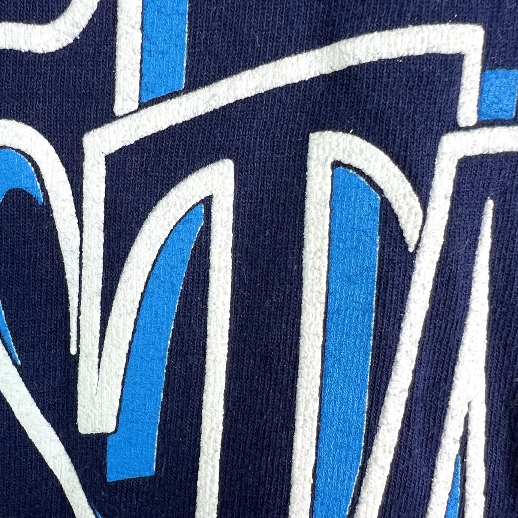 Penn VINTAGE Penn State T-shirt Nittany Lions Raised Letter Crew Neck Blue XL Men’s 90s College Football Graphic Print Short Sleeve USA Size US XL / EU 56 / 4 - 5 Thumbnail