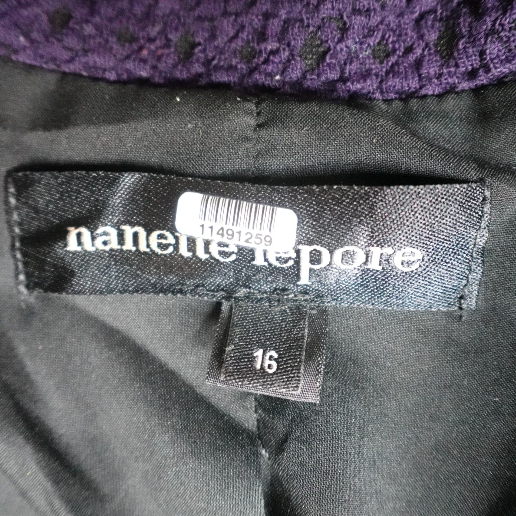 Nanette Lepore Nanette Lepore Blazer Womens 16 Pink Blue Expedition Tweed Made in USA Size XXL / US 16-18 / IT 52-54 - 2 Thumbnail