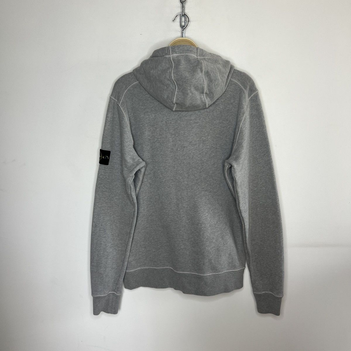 Stone Island Stone Island Hoodie Sweatshirt Hooded Gray Patch Logo Size US L / EU 52-54 / 3 - 9 Thumbnail