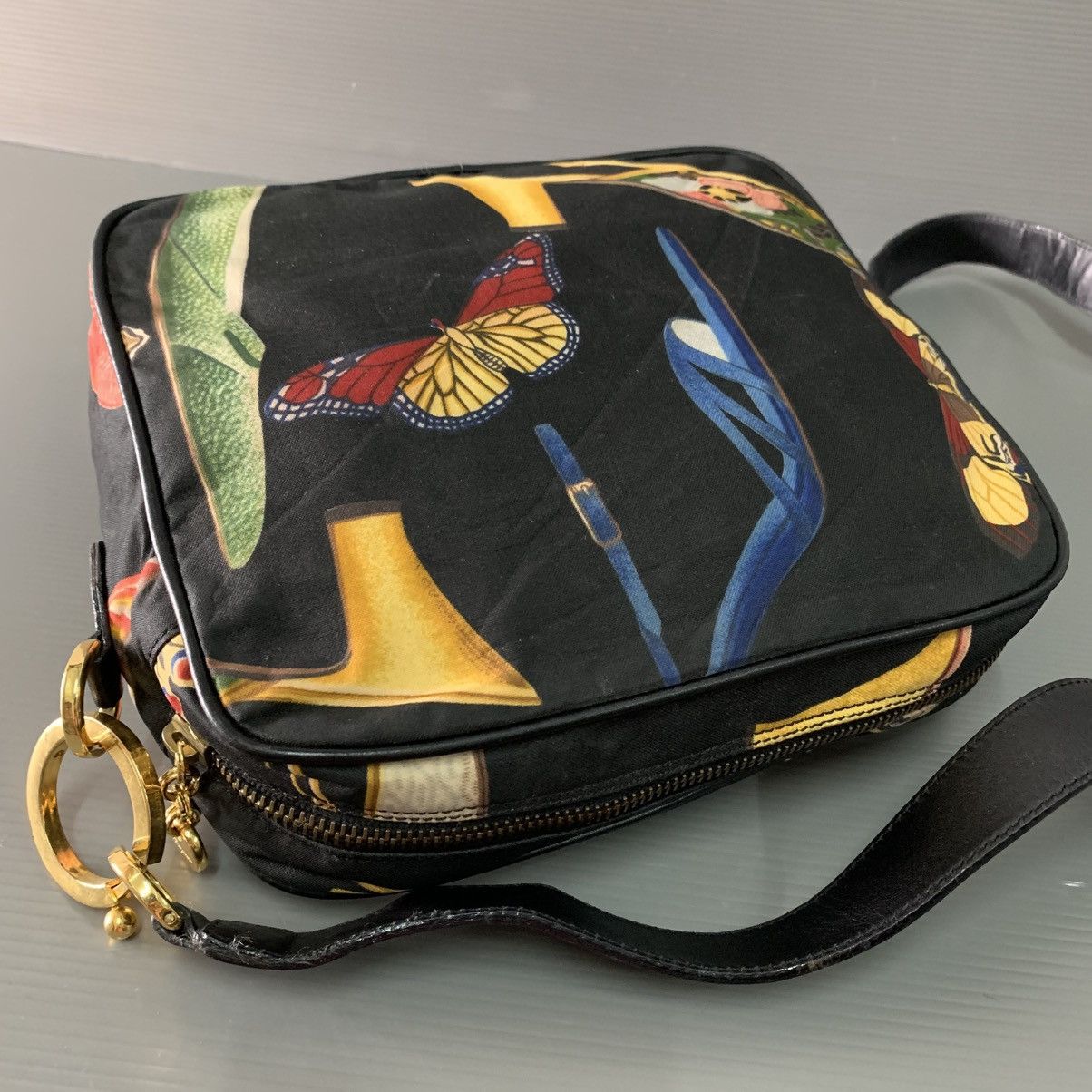 Salvatore Ferragamo Salvatore Ferragamo Flora Shoulder Bag Size ONE SIZE - 7 Thumbnail