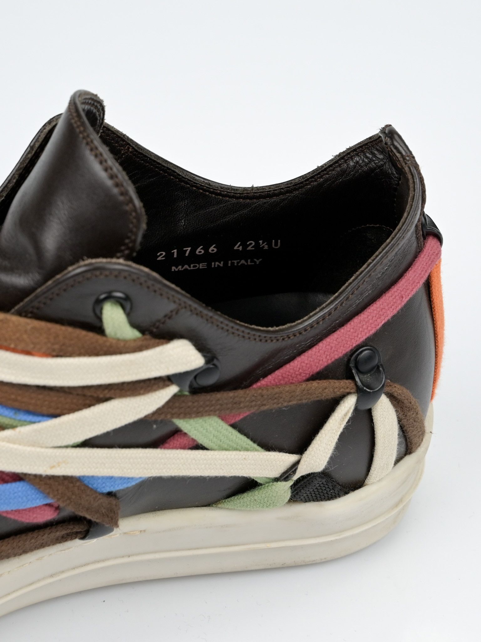 Rick Owens Multicolor Megalace Ramones Size US 9.5 / EU 42-43 - 14 Thumbnail