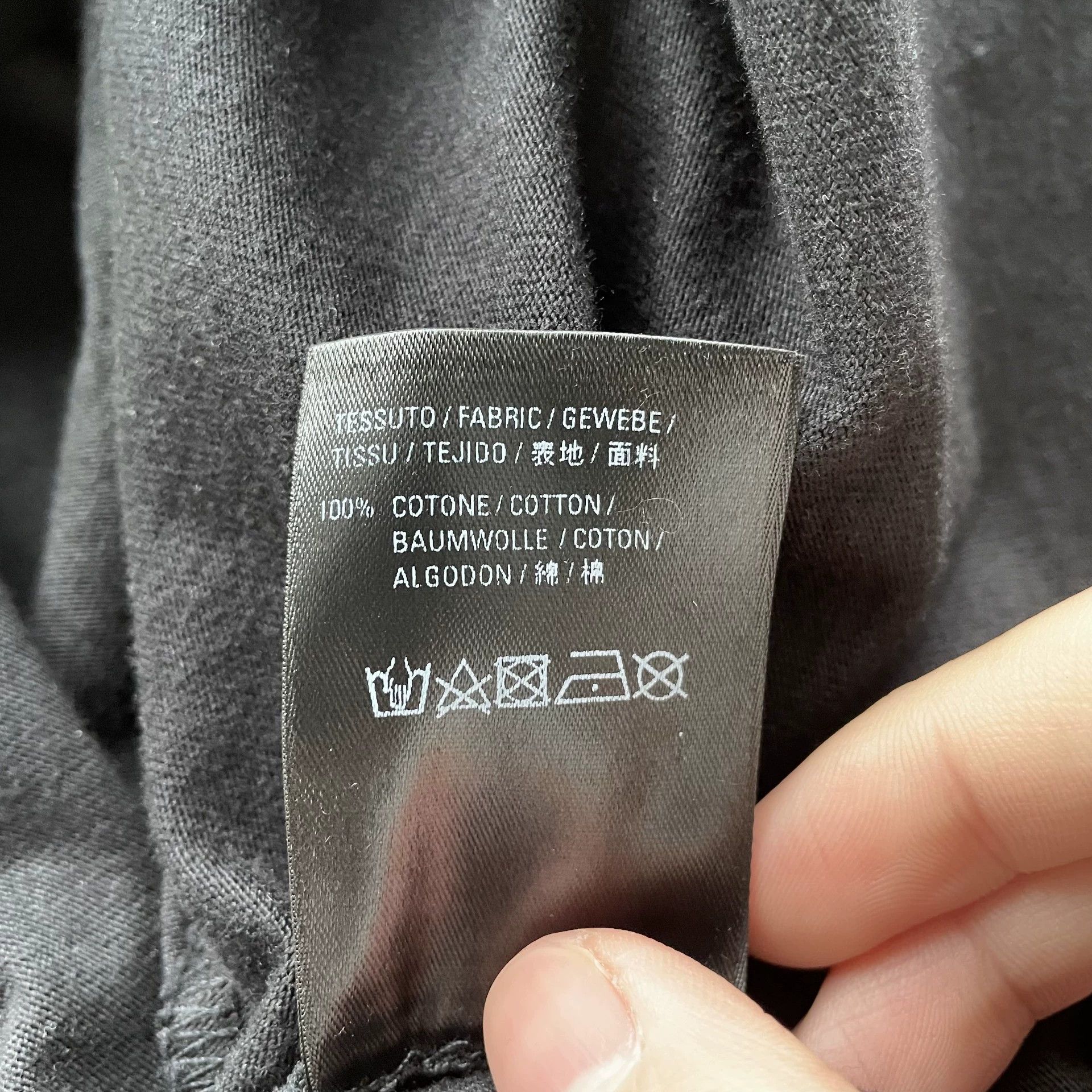 Balenciaga Balenciaga Print Dropped Shoulder SS Tee Black XS Oversized Size US XS / EU 42 / 0 - 7 Thumbnail