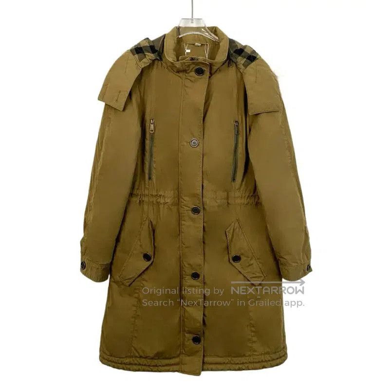 Burberry Burberry Brown Cotton Women's Coat. Size M / US 6-8 / IT 42-44 - 1 Thumbnail