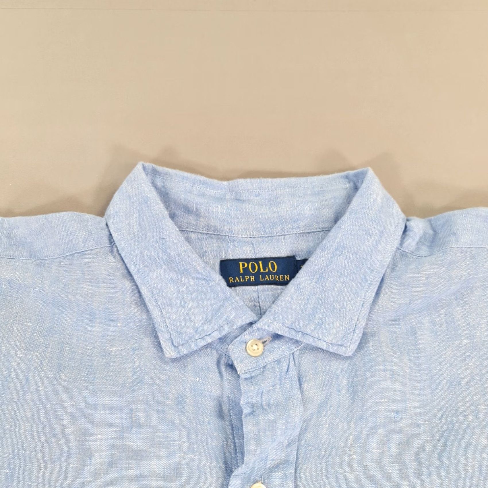 Polo Ralph Lauren Polo Ralph Lauren Mens Shirt Blue 2XL Tall Linen Button-Up Long Sleeve Collared Casual Shirt Size US XXL / EU 58 / 5 - 2 Thumbnail