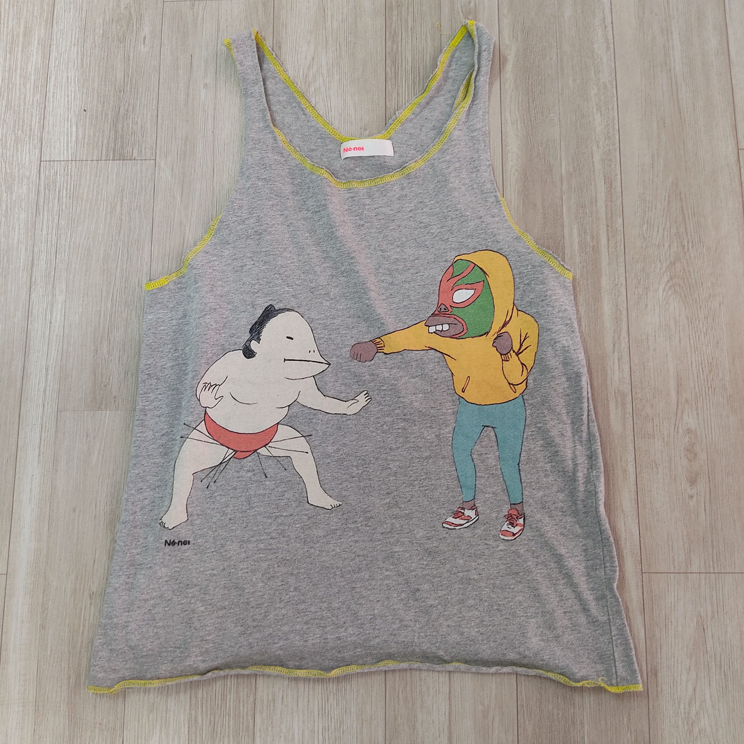 Issey Miyake NÈ-NET Sumo Wrestler By Issey Miyake Tank Top Sleeveless Size M / US 6-8 / IT 42-44 - 3 Thumbnail