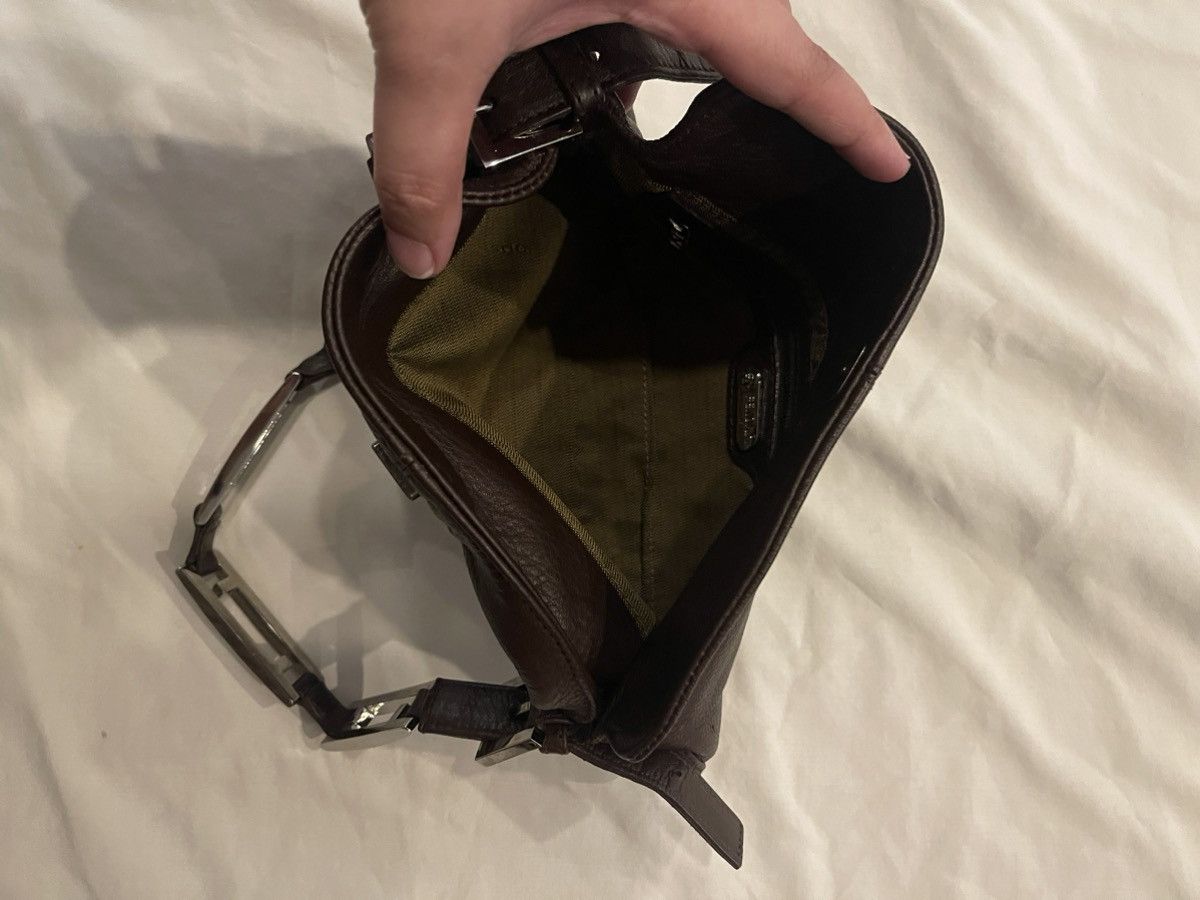 Fendi × Vintage Fendi Leather chain pochette Size ONE SIZE - 4 Thumbnail