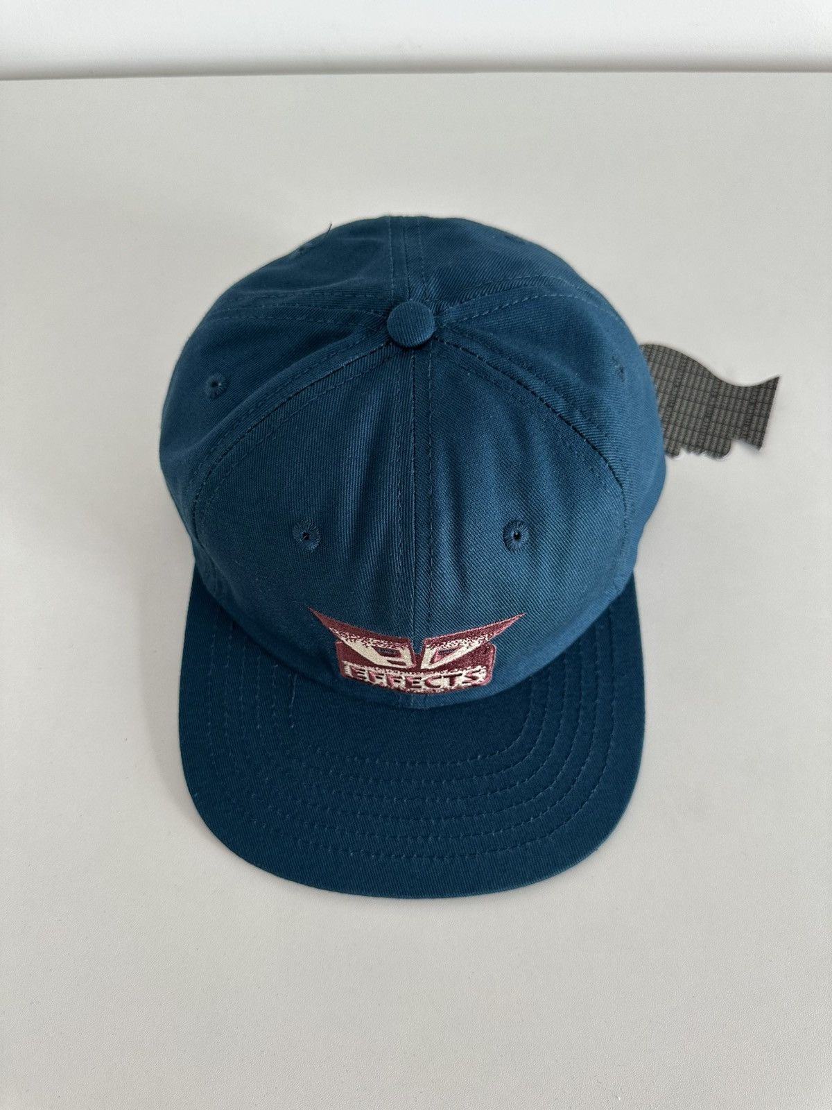 Brain Dead Big Logo Fx Twill 6 Panel Cap Hat Navy in Blue, Men's — image 2 of 5