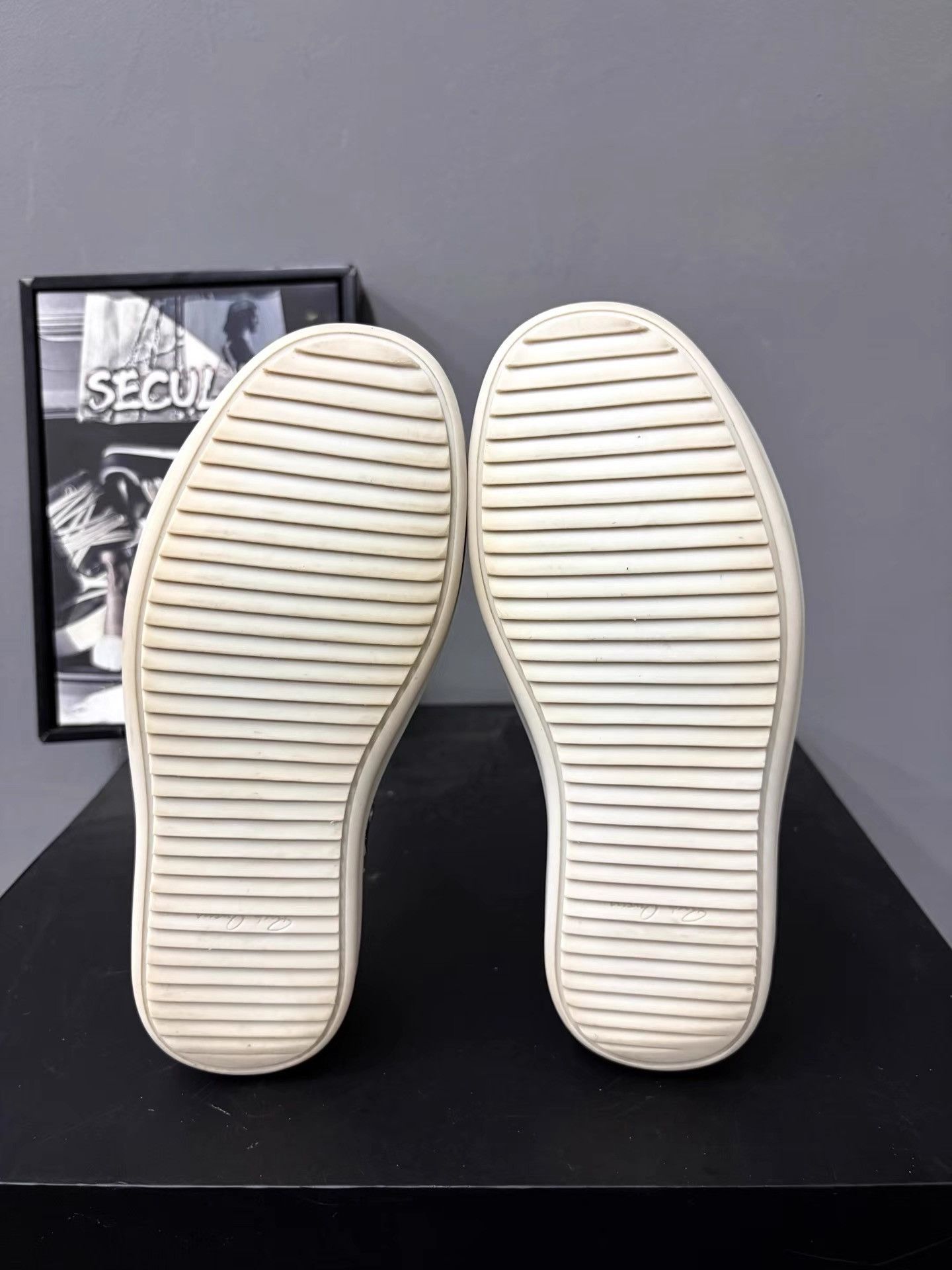 Rick Owens Rick Owens Mainline Leather Mocha Women's Jumbo Sneakers K34 Size US 5 / IT 35 - 8 Thumbnail