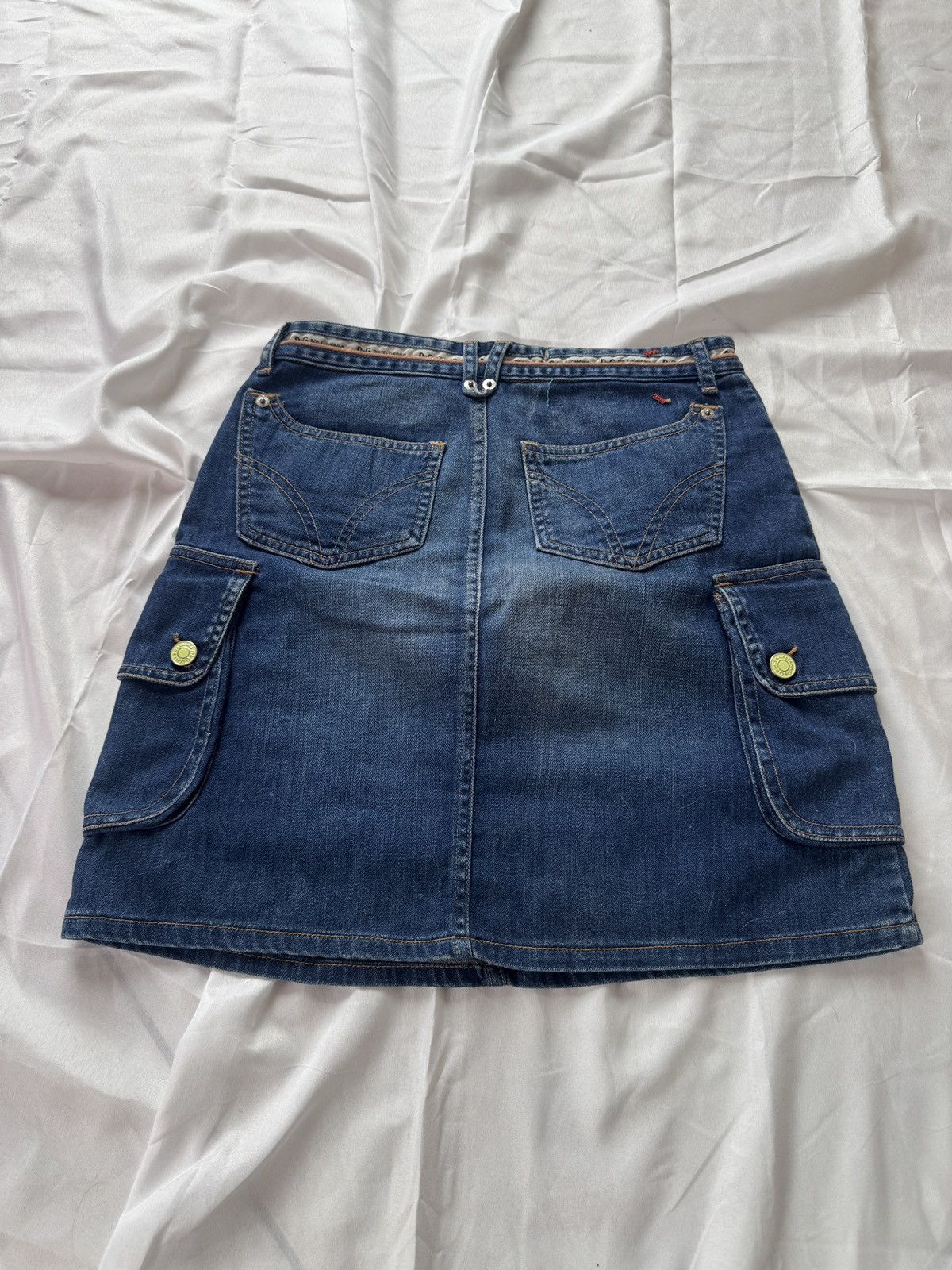 Dolce & Gabbana D&G Dolce & Gabbana Vintage Cargo Denim Skirt Size 27" / US 4 / IT 40 - 8 Thumbnail