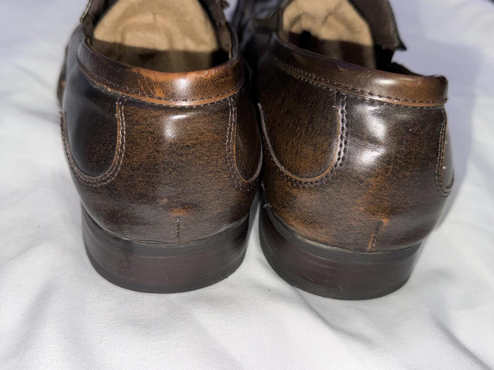 Giorgio Brutini Giorgio Brutini Men's 159042 Slip-On Brown Leather Loafer Size US 9 / EU 42 - 3 Thumbnail