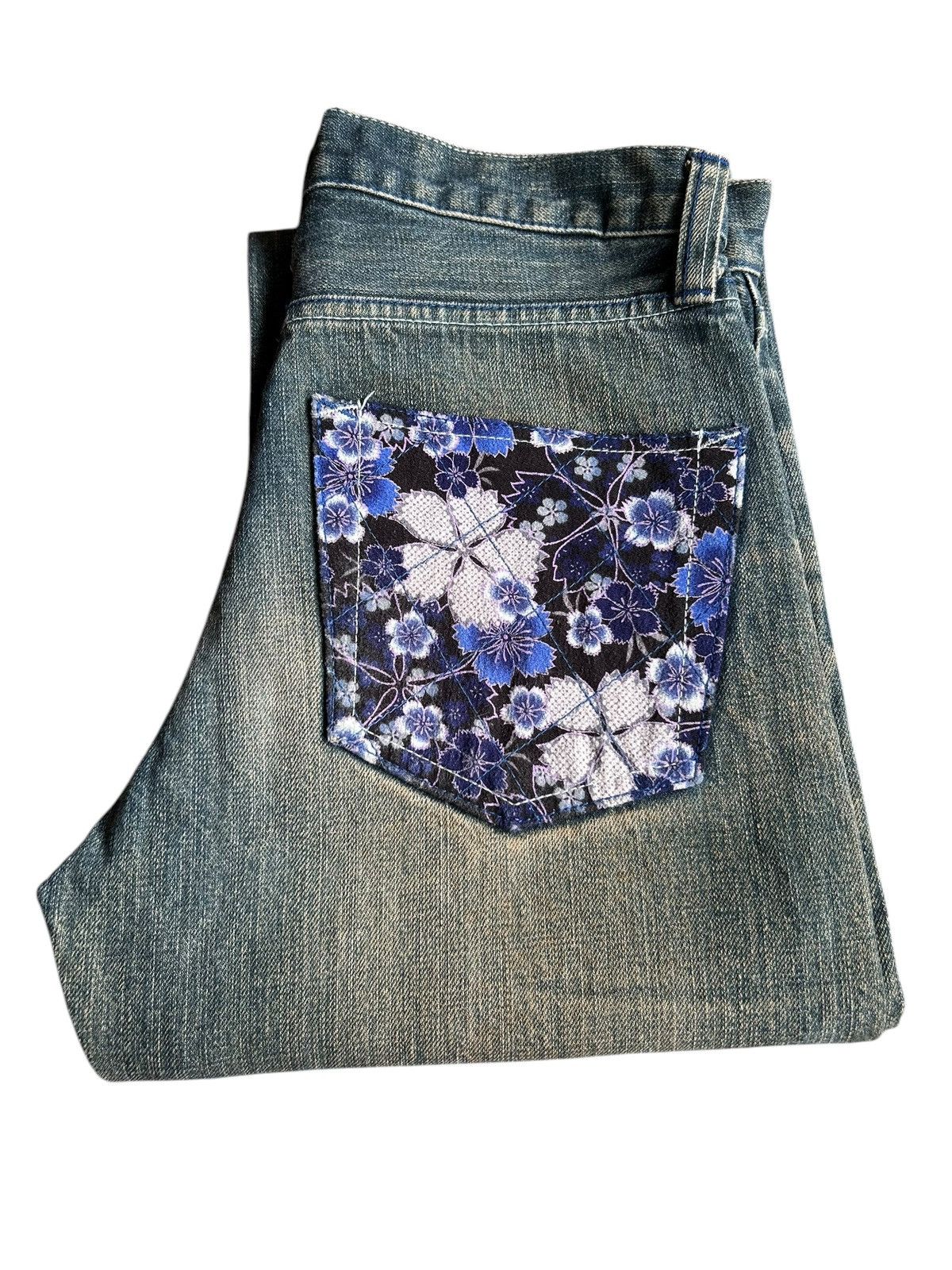 Japanese Brand × Kapital × Vintage RUSTY JAPANESE BRAND KYOTO DENIM JEANS RARE Size US 29 - 9 Thumbnail