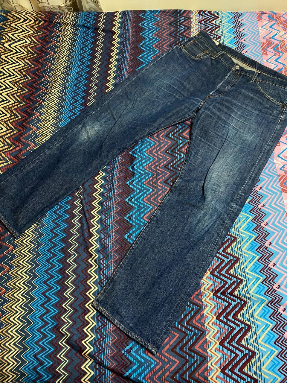 Levi's × Vintage Vintage Levi's 501 Washed Denim Jeans Pants Size US 38 / EU 54 - 15 Thumbnail