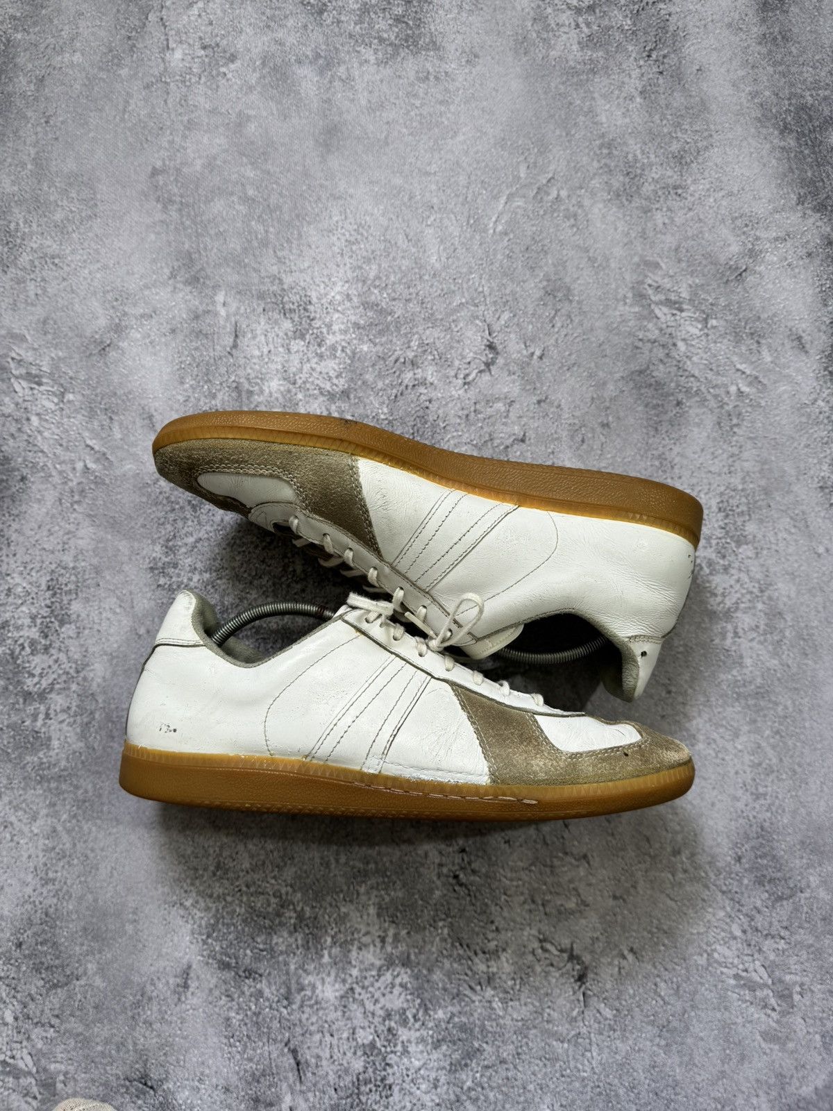 Vintage GAT Margiela style BW-sport 285 leather trainers shoes Size US 11.5 / EU 44-45 - 2 Thumbnail