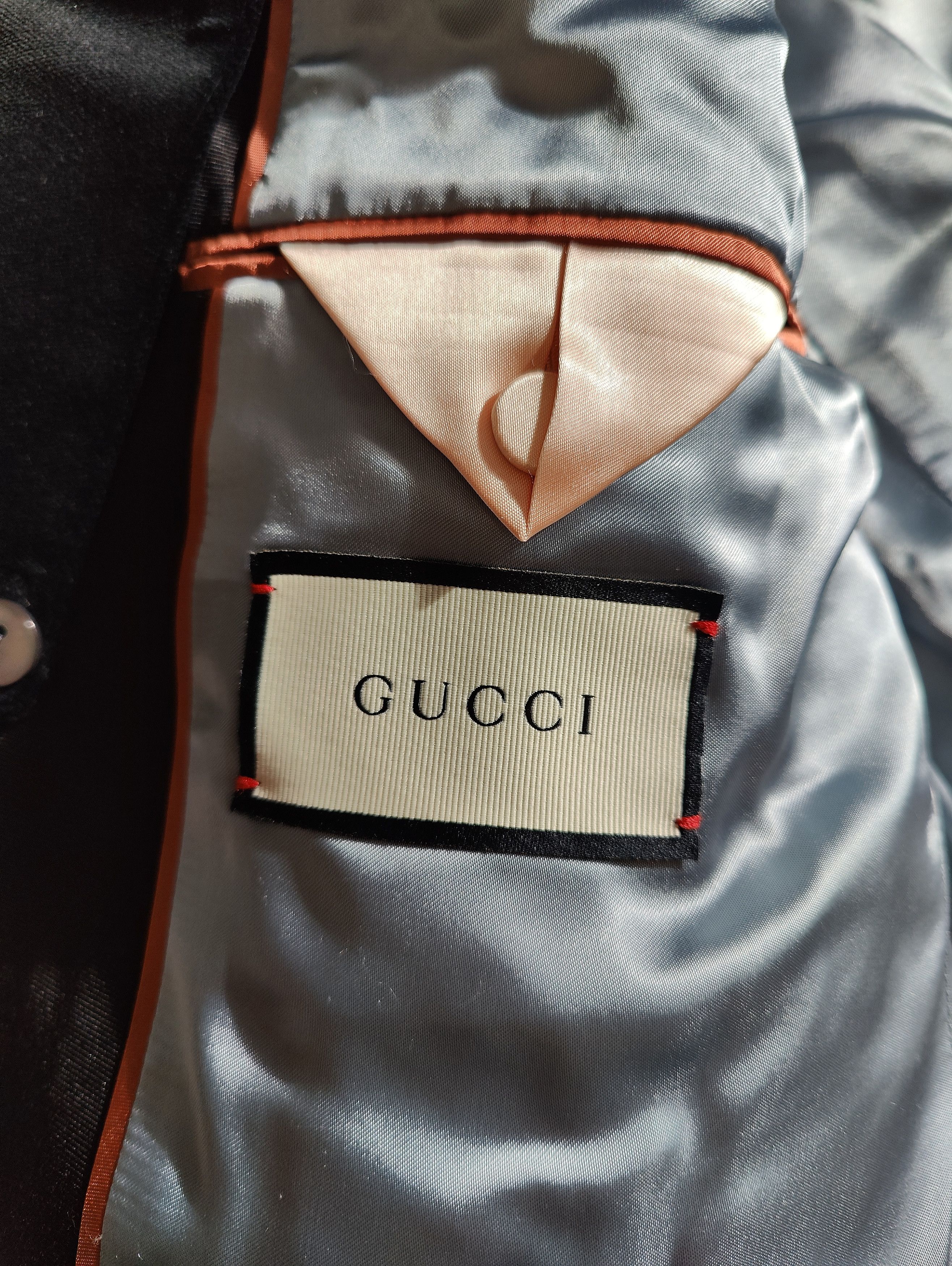Gucci Gucci Silk Floral Jacquard Jacket Size 52R - 10 Thumbnail