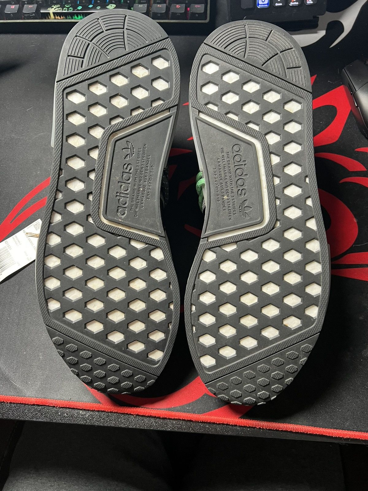 Adidas × Humanrace × Pharrell Adidas x Pharrell HU NMD ANIMAL PRINT in Gray/Black 12.5US Size US 12.5 / EU 45-46 - 8 Thumbnail