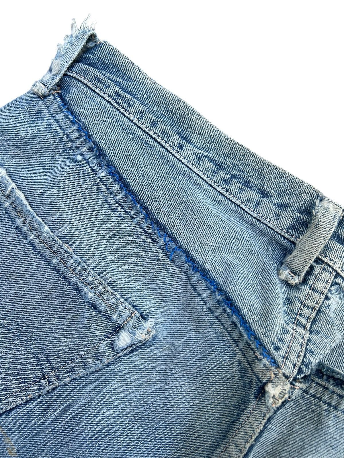 Kapital Thrashed Vintage Levis Big E Selvedge Denim Jeans Size US 34 / EU 50 - 16 Thumbnail