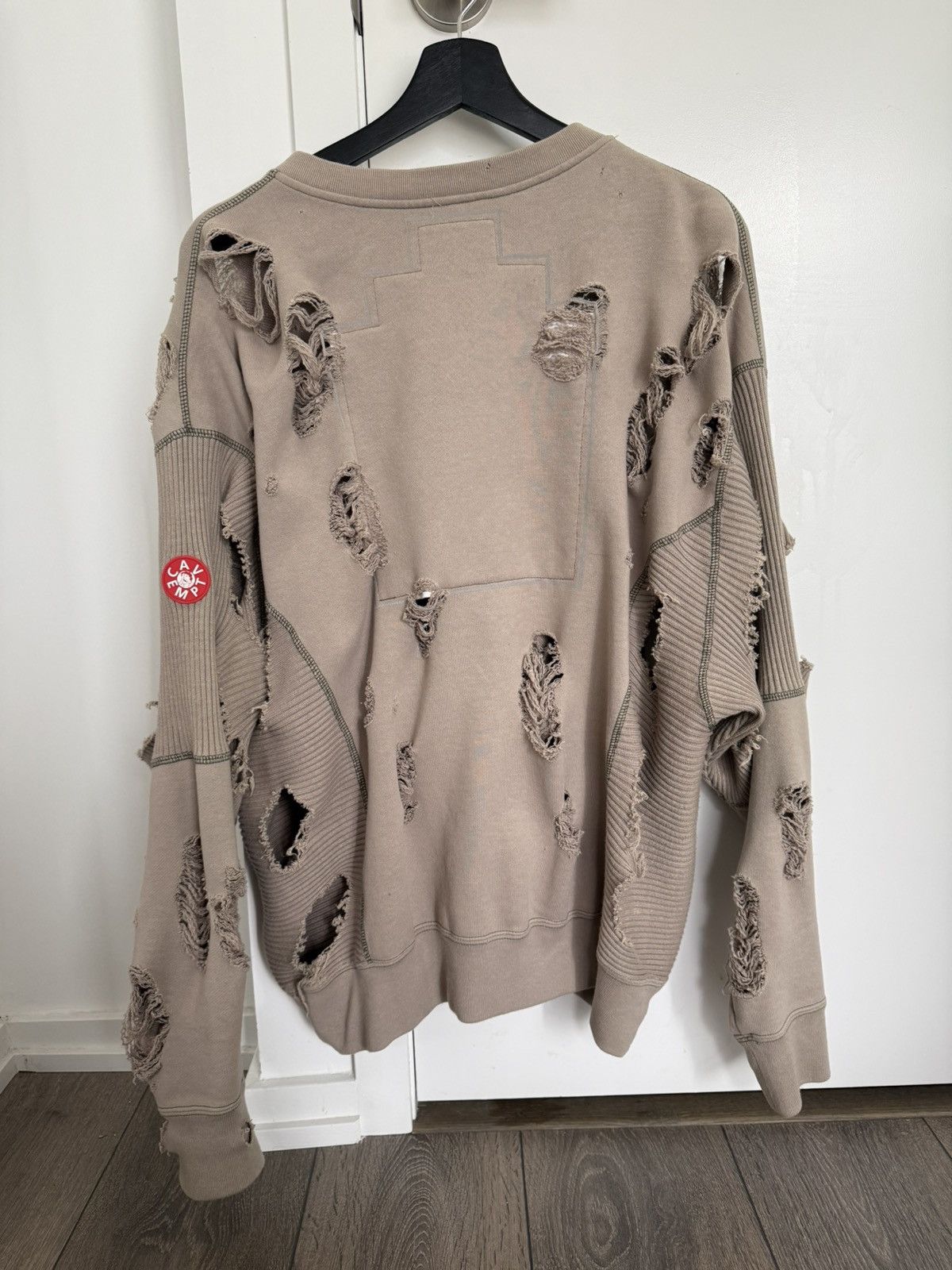 Cav Empt CAV EMPT PLAGUE WIDE RIB CUT ZIP SWEATER Size US M / EU 48-50 / 2 - 2 Thumbnail