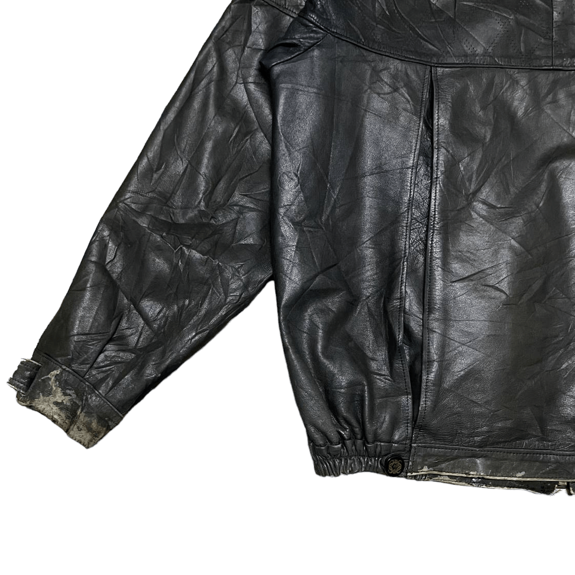 Loewe Loewe Distressed Leather Jacket Vintage Size US M / EU 48-50 / 2 - 19 Thumbnail