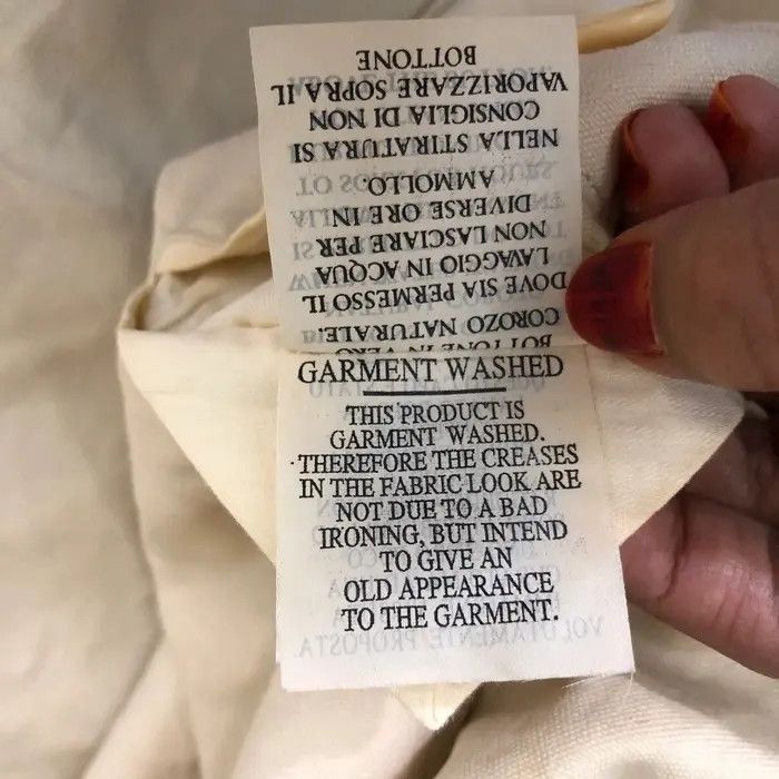 Henry Cotton's Vintage HENRY COTTONS UK Boro Distress Design Blazer Coat Size US L / EU 52-54 / 3 - 6 Thumbnail