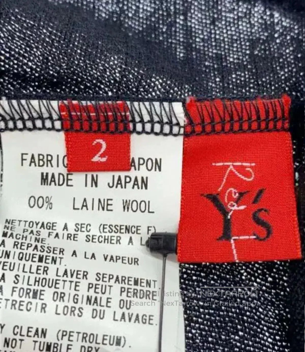 Yohji Yamamoto Yohji Yamamoto Y's Red Label Asymmetric Tee. Size M / US 6-8 / IT 42-44 - 5 Thumbnail