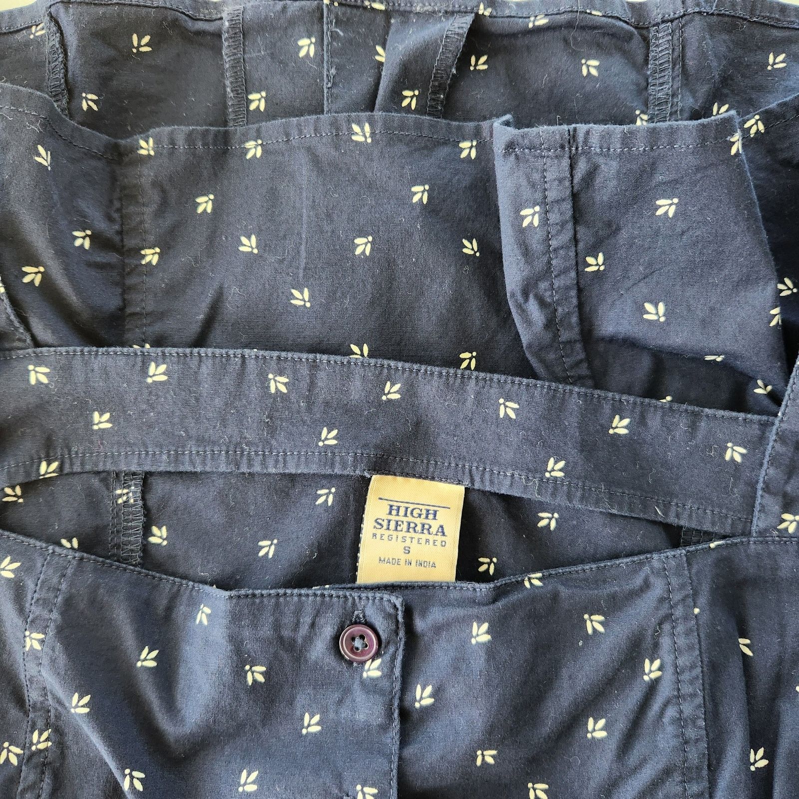 Vintage Y2K Blue White Patterned Square Neck Button Down Tank Top S Size S / US 4 / IT 40 - 4 Thumbnail