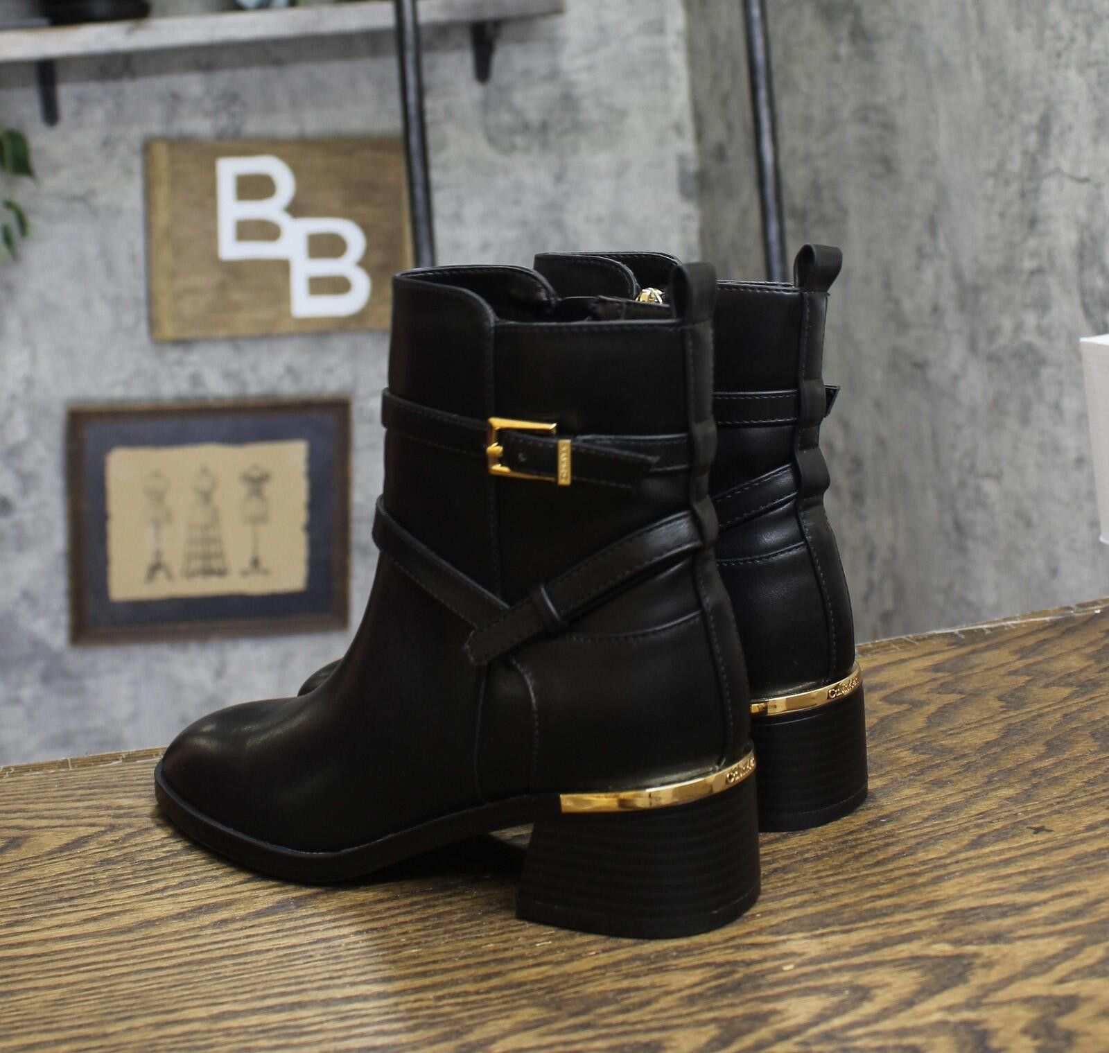 Calvin Klein Nwt Calvin Klein Buckle Jasen Bootie Kcjasen Black 6.5m Size US 6.5 / IT 36.5 - 2 Thumbnail
