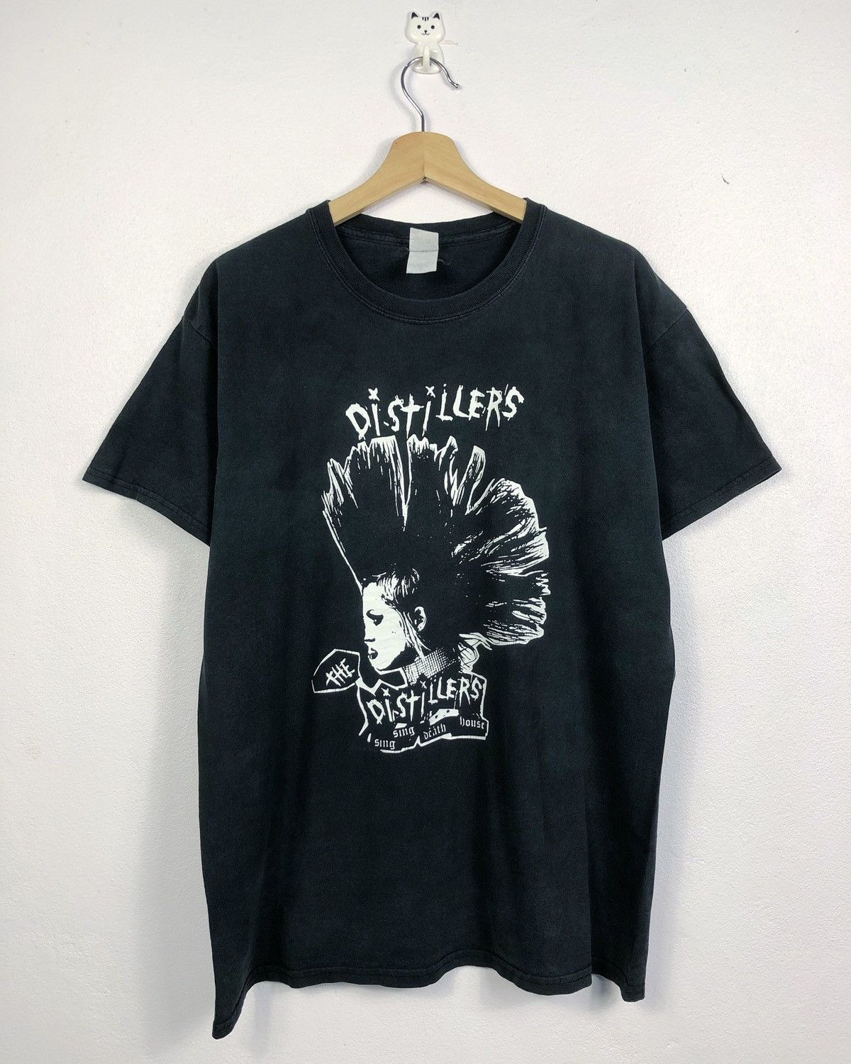 Rare Y2K The Distillers Sing Sing Death House Punk Band Tee