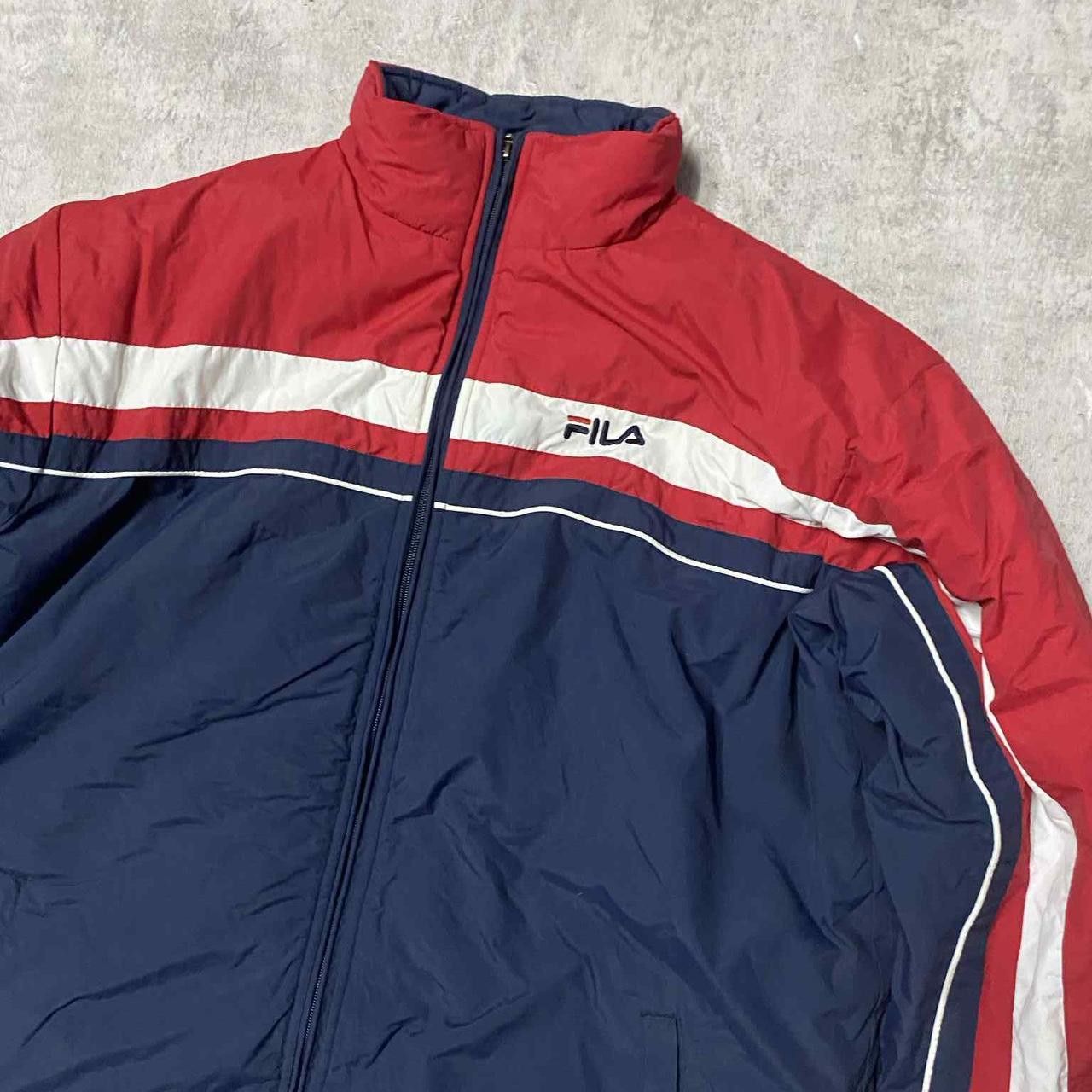 Fila Red and navy Fila puffer jacket Size US L / EU 52-54 / 3 - 2 Thumbnail