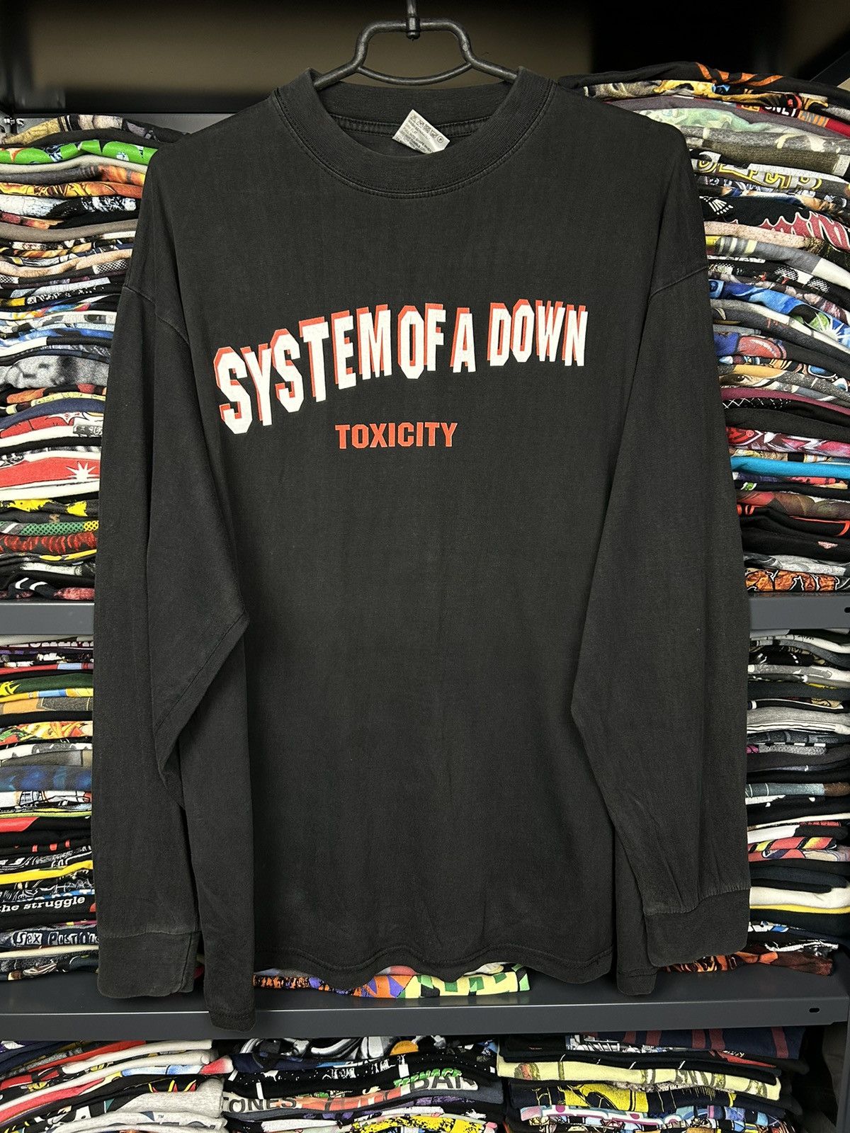 Vintage 00s System Of a Down Toxicity glow Long Sleeve