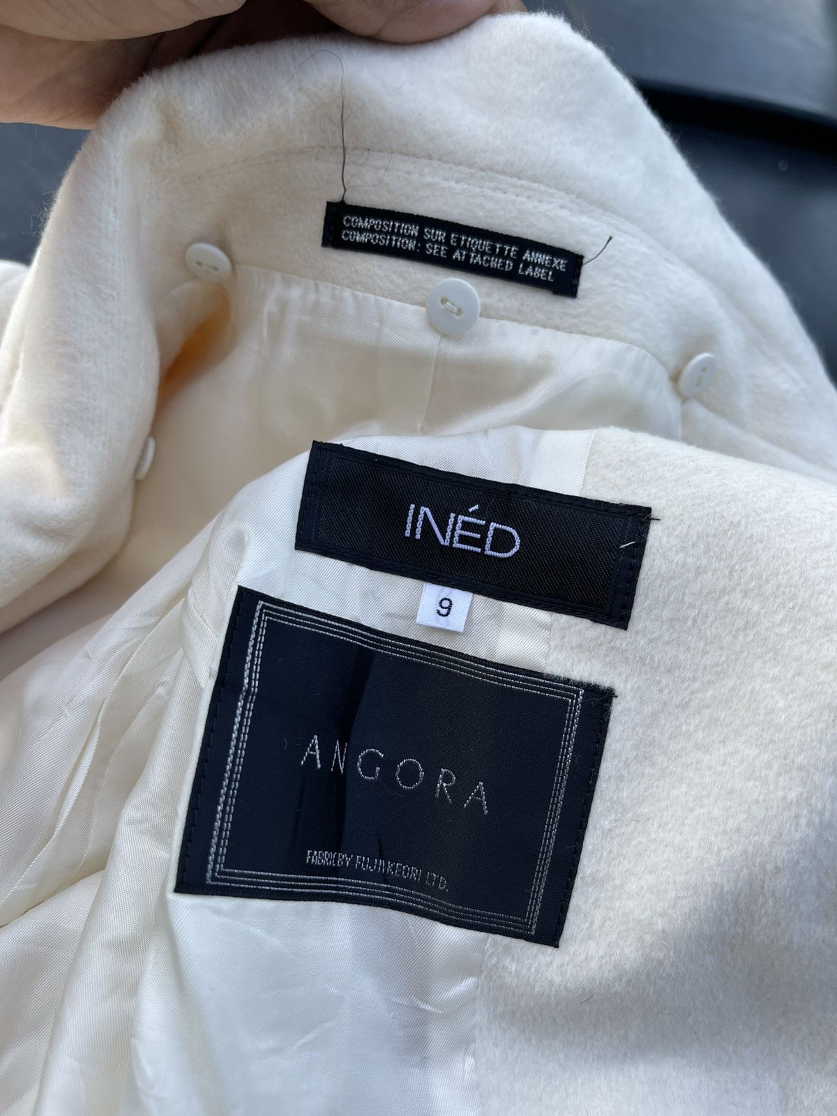 Yohji Yamamoto INED X ANGORA YOHJI YAMAMOTO WOMEN'S WOOL COAT/JACKET Size S / US 4 / IT 40 - 8 Thumbnail