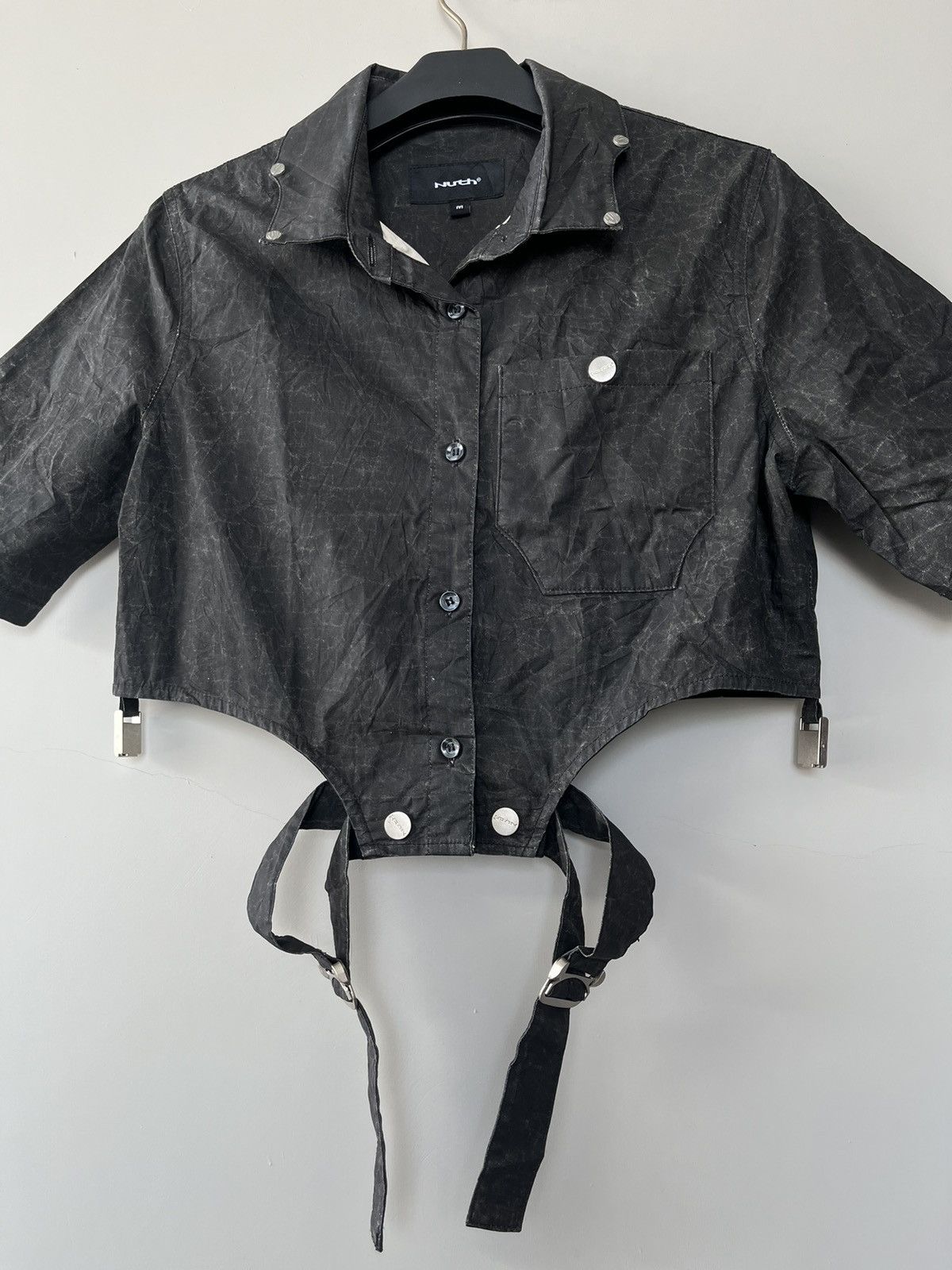 If Six Was Nine JAPANESE NUTH CROP SHIRT BONDAGE PUNK SEDITIONERIES GOTHIC Size US M / EU 48-50 / 2 - 2 Thumbnail