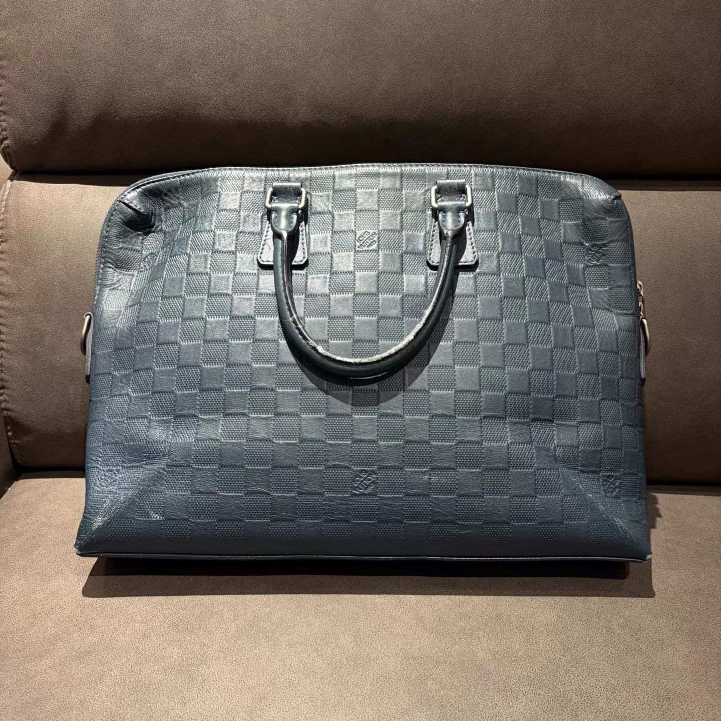 Louis Vuitton Louis Vuitton Blue Damier Strapless Briefcase Size ONE SIZE - 2 Thumbnail